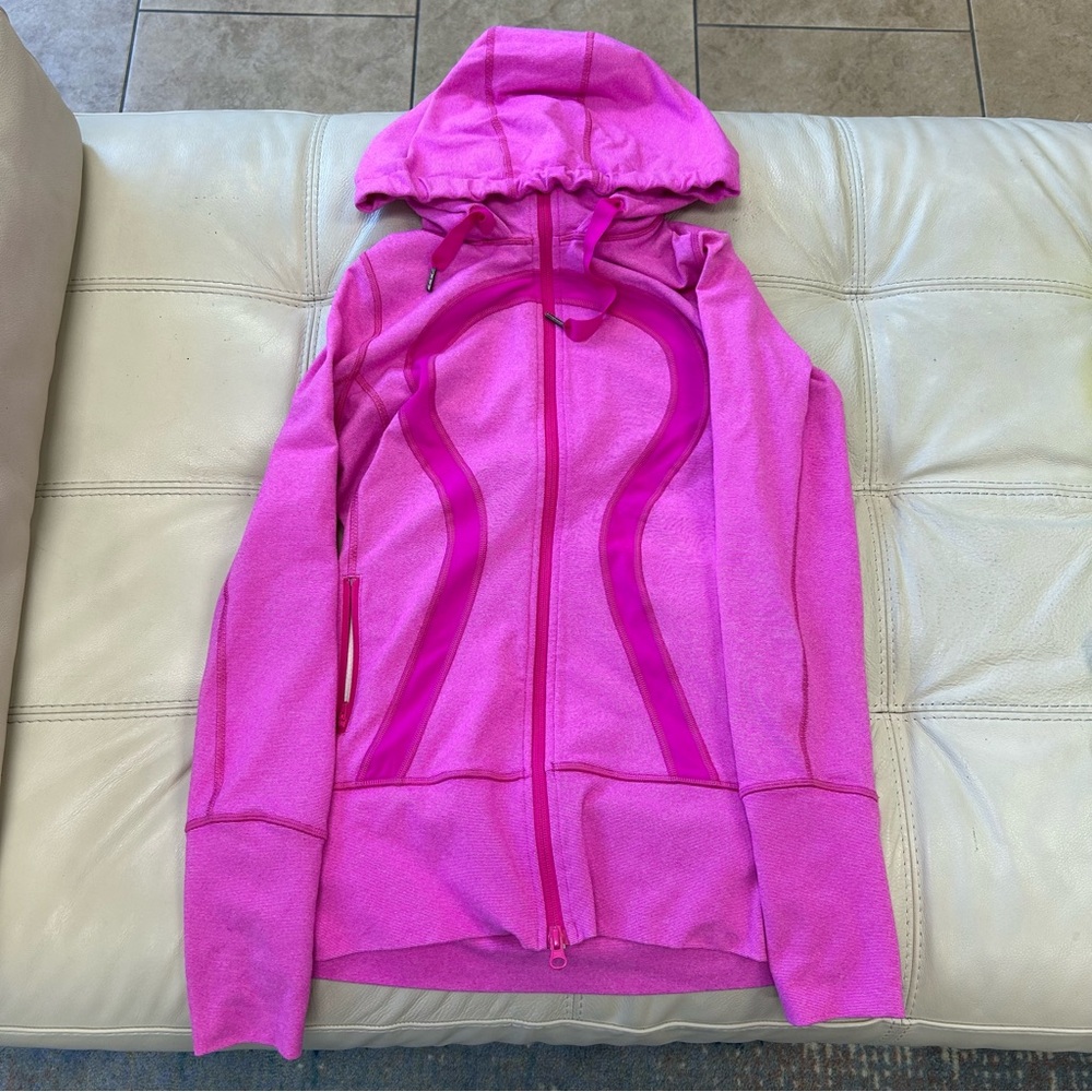 Lululemon Bright Pink Stride Jacket